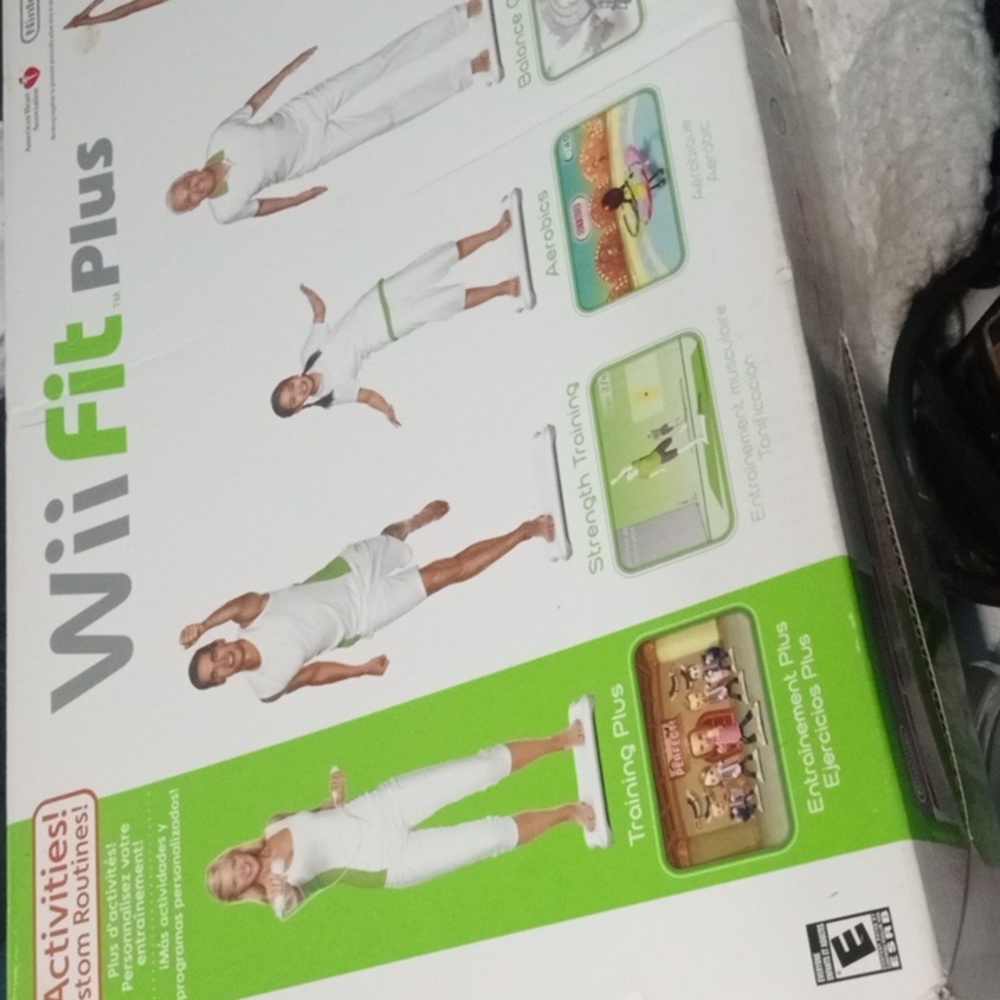 Brand new in box never used Wii fit plus